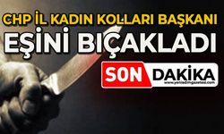 CHP İl Kadın Kolları Başkanı eşini bıçakladı