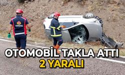 Otomobil takla attı: 2 yaralı