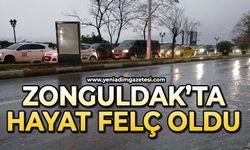 Zonguldak'ta hayat felç oldu