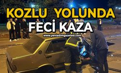 Kozlu  yolunda feci kaza