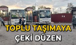 Toplu taşımaya çeki düzen