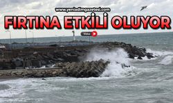 Fırtına etkili oluyor