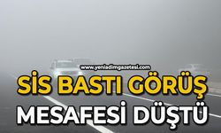 Sis bastı görüş mesafesi düştü