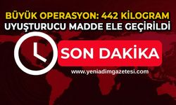 Büyük operasyon: 442 kilogram uyuşturucu madde ele geçirildi