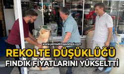 Rekolte düşüklüğü fındık fiyatlarını yükseltti