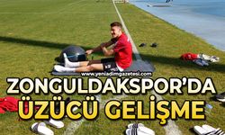 Zonguldakspor'da üzücü gelişme