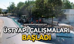 Üstyapı çalışmaları başladı