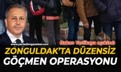 Zonguldak'ta düzensiz göç operasyonu