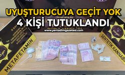 Uyuşturucuya geçit yok: 4 kişi tutuklandı
