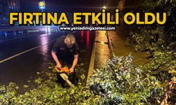 Fırtına etkili oldu