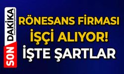 Rönesans firması işçi alıyor: İşte başvuru şartları