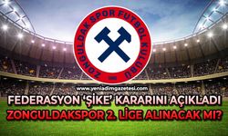 Federasyon 'şike' kararını açıkladı: Zonguldakspor 2 Lig'e alınacak mı?