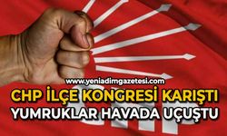 CHP İlçe Kongresi karıştı: Yumruklar havada uçuştu