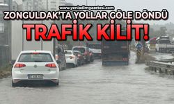 Zonguldak’ta şiddetli yağış: Ulaşım kilit!