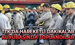 TTK'da hareketli dakikalar: Madenciler kuyu başında toplandı