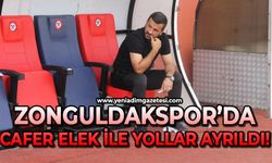 Zonguldakspor'da Cafer Elek ile yollara ayrıldı