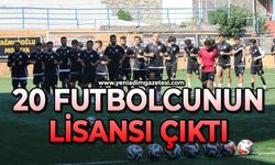 20 futbolcunun lisansı çıktı