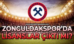 Zonguldakspor'da lisanslar çıktı mı ?