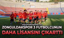 Zonguldakspor 3 futbolcunun daha lisansını çıkarttı