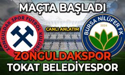 Zonguldakspor-Tokat Belediyespor maçı başladı (Canlı anlatım)