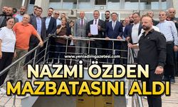 Nazmi  Özden mazbatasını aldı: Coşku yaşandı