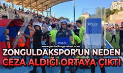 Zonguldakspor’un neden ceza aldığı ortaya çıktı!