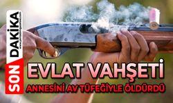 Annesini av tüfeğiyle başından vurarak öldürdü