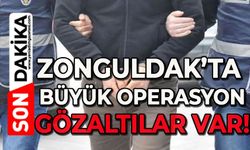 Zonguldak'ta büyük operasyon: Gözaltılar var