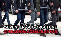"Sevenler" suç örgütüne operasyon: Gözaltılar var