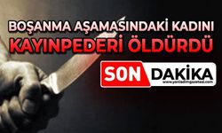Boşanma aşamasındaki kadın kayınpederi tarafından öldürüldü