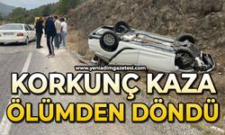 Nişanlısını görmeye giderken ölümden döndü