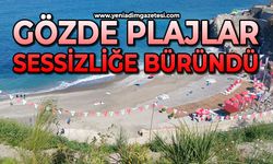 Gözde plajlar sessizliğe büründü