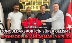 Zonguldakspor için süper gelişme: Sponsorluk anlaşması yapıldı