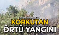 Korkutan örtü yangını