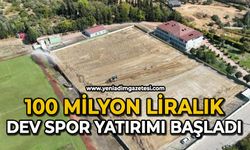 100 Milyon liralık dev spor yatırımı başladı