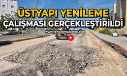 Üstyapı yenileme çalışması gerçekleştirildi