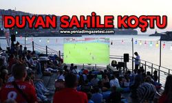 Duyan sahile koştu