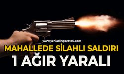Mahallede silahlı saldırı: 1 ağır yaralı