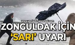 Valilik 'Sarı’ kodlu uyarı yaptı