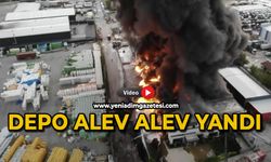 Depo alev alev yandı