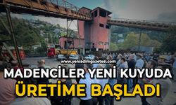 Madenciler yeni kuyuda üretime başladı