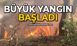 Büyük yangın başladı