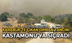 Karabük’te çıkan orman yangını Kastamonu’ya sıçradı
