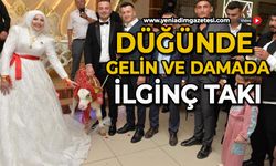 Düğünde gelin ve damada ilginç takı: Buzağı verdiler