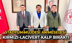Stadyum müjdesi an meselesi Kırmızı-Lacivert kalp bıraktı