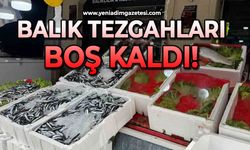 Balık tezgâhları boş kaldı