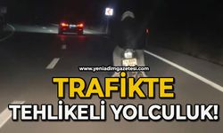 Trafikte tehlikeli yolculuk