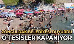 Zonguldak Belediyesi duyurdu: O tesisler kapanıyor