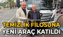 Temizlik filosuna yeni araç katıldı