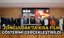 Zonguldak'ta kısa film gösterimi gerçekleştirildi